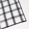 伽罗生活黑白格纹色织亚麻桌布进口雨露麻餐桌圆桌茶几高级感布艺 商品缩略图3