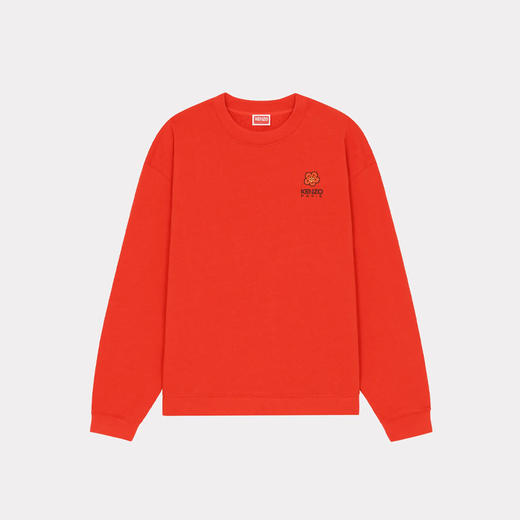 KENZO 高田贤三 女士士“BOKE FLOWER”徽章刺绣棉质长袖卫衣 红色 FD52 SW040 4MF 21 商品图0