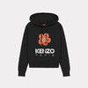 KENZO 高田贤三 女士“BOKE FLOWER”徽章印花棉质连帽运动卫衣 黑色 FD62 SW063 4ME 99J 商品缩略图0
