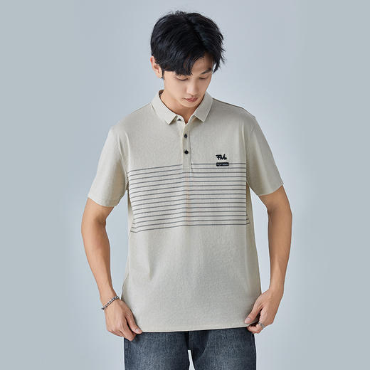 HX 夏季翻领短袖T恤S102320936101POLO杉 商品图0