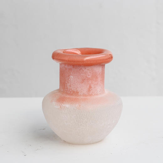 美式复古风手工不规则卷口渐变磨砂花瓶客厅餐桌电视柜家居品批发 商品图14