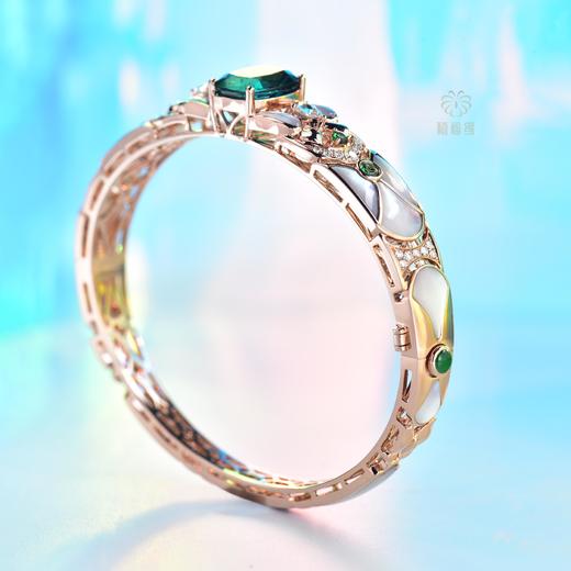 【蝶舞花园】蝴蝶祖母绿手环   CB12301005 商品图0