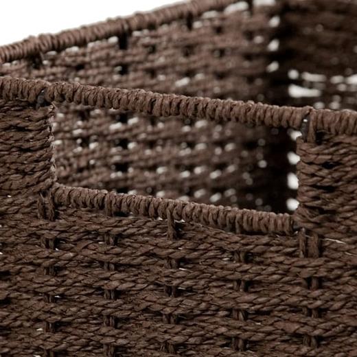 纸编篮 LAIRA3 QUARTER DBR 商品图5