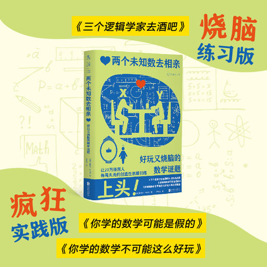 两个未知数去相亲：好玩又烧脑的数学谜题（上头！让20万德国人每周头秃的创造性思维训练） 商品图2