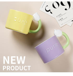 【小红书同款铃兰花杯】高颜值陶瓷马克杯子 创意杯伴手礼水杯INS风格 独特设计艺术感十足