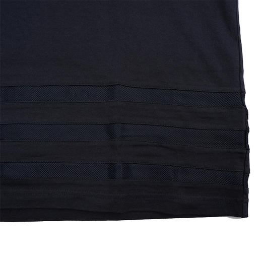 KUON Karamiori Striped Hem Tee 日本古老纱织条纹拼接短袖T恤 商品图3