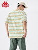 Kappa卡帕短袖2023新款男时尚条纹运动短袖休闲圆领T恤夏季半袖 商品缩略图2