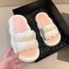 【2023新款拖鞋】花瓣韩版女生拖鞋 ins风防滑耐磨厚底踩屎感  设计感鞋面舒适内里优质后跟 美观舒适结实好穿 商品缩略图5