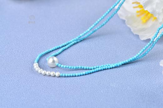 【晴空】蓝松双层项链  ZX230711003 商品图1