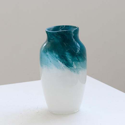 简约中古渐变小口玻璃花瓶家居摆件客厅餐桌水培轻奢软装饰品批发 商品图11