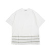 KUON Karamiori Striped Hem Tee 日本古老纱织条纹拼接短袖T恤 商品缩略图0