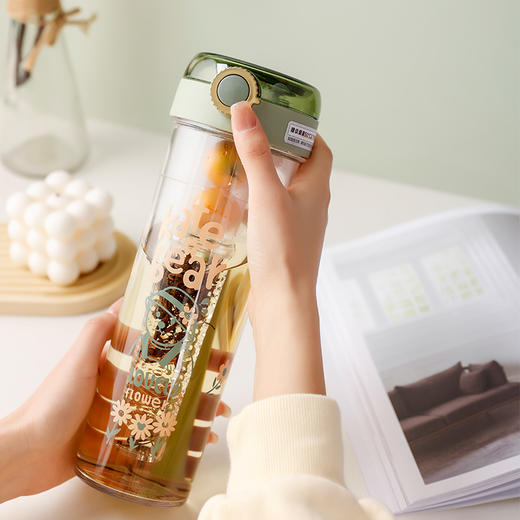 teenieweenie缤纷果茶杯大容量吸管杯花果茶杯随行杯夏季运动水壶 商品图6