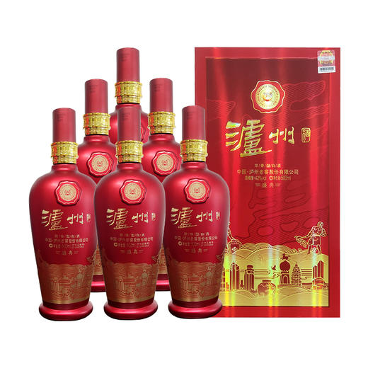 心选丨泸州·盛典　浓香型白酒42度/52度500ml*６瓶 商品图0