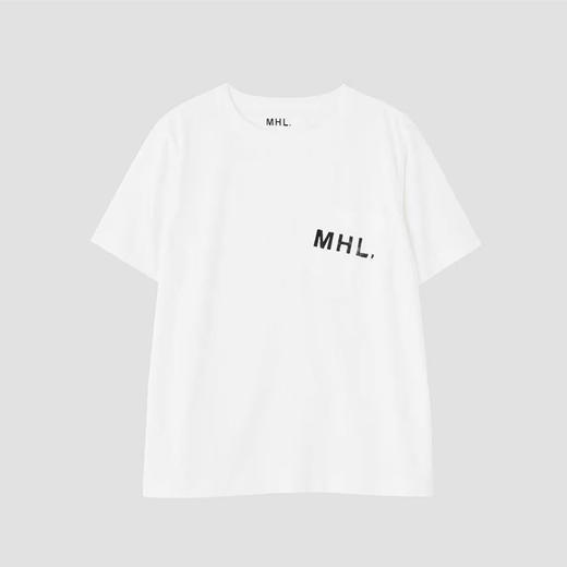 MHL PRINTED COTTON JERSEY 定番款男装印花口袋圆领短袖T恤 商品图3