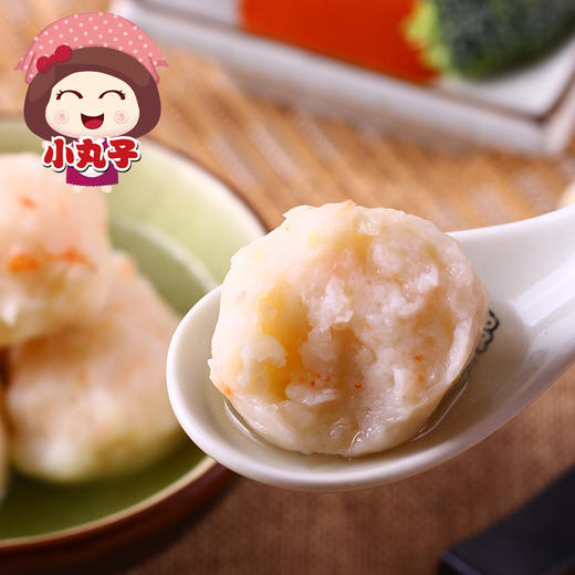 【超好吃！鲜海虾丸】口感美味，虾滑丸串串香火锅肉丸子，让您轻松享受美食盛宴！豆捞火锅食材关东煮食材速冻鲜美海虾丸，虾滑丸，串串香，火锅肉丸子，豆捞火锅食材，关东煮食材健康 商品图1