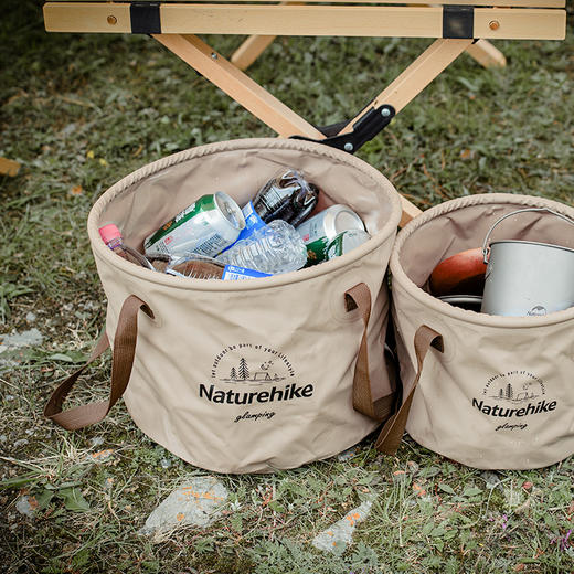 挪客（Naturehike）户外可折叠水桶便携露营圆形水盆旅游洗脸盆洗衣盆 商品图4