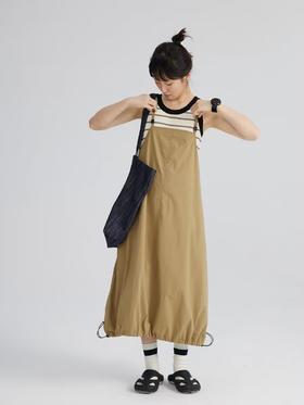 步履不停/3B31063C/插扣吊带连衣裙