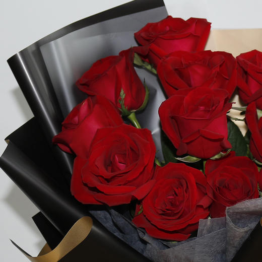 【挚爱永恒】11枝红玫瑰花束 商品图4