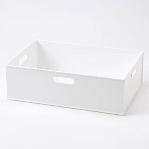 Ｎ（Ｗ）塑料收纳篮 HALF -WH 商品图0