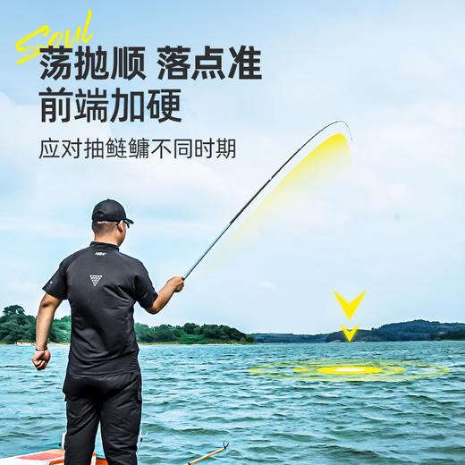 汉鼎鲢鳙魂台钓竿超轻超硬鲢鳙竿综合竿野钓手竿钓鱼竿大物竿鱼竿 商品图4
