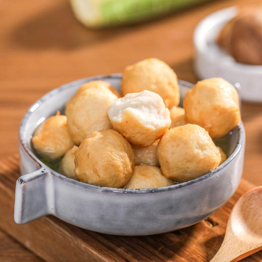 【港式咖喱鱼蛋！黄金鱼丸火锅丸子】关东煮食材烧烤串串麻辣烫健康 商品图1