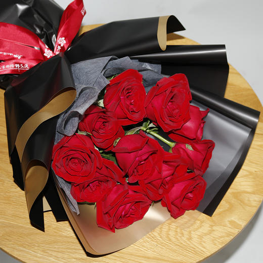 【挚爱永恒】11枝红玫瑰花束 商品图1