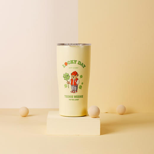 TeenieWeenie超元气拿铁保温杯咖啡杯高颜值不锈钢新款冰霸大容量吸管保温杯 商品图4