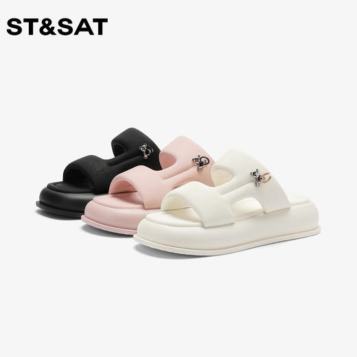 星期六厚底增高空气感沙滩凉拖SS32110E21 商品图1