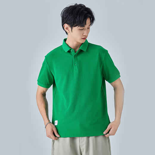 【断码清仓】HX 夏季翻领短袖T恤S102320919101POLO杉 商品图1