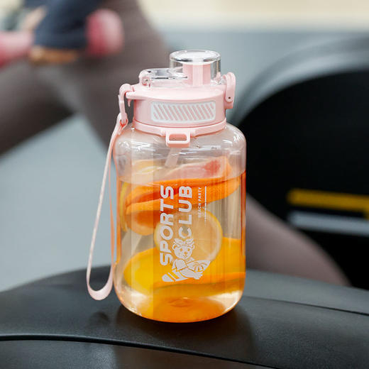 teenieweenie海岛运动派对杯运动水壶健身吨桶吨耐高温太空吸管杯 商品图3