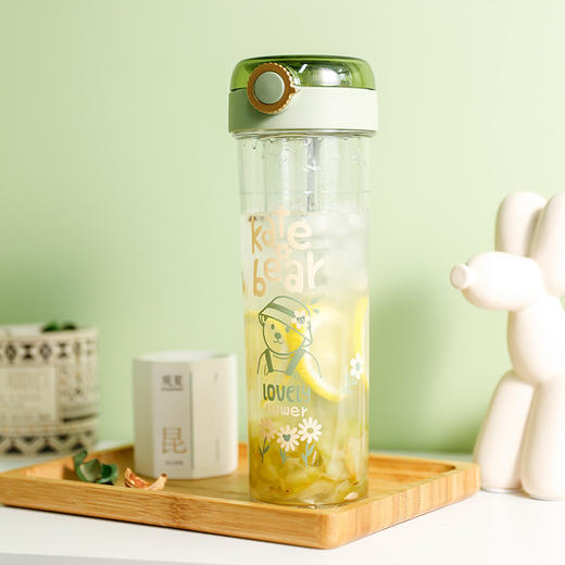 teenieweenie缤纷果茶杯大容量吸管杯花果茶杯随行杯夏季运动水壶 商品图3