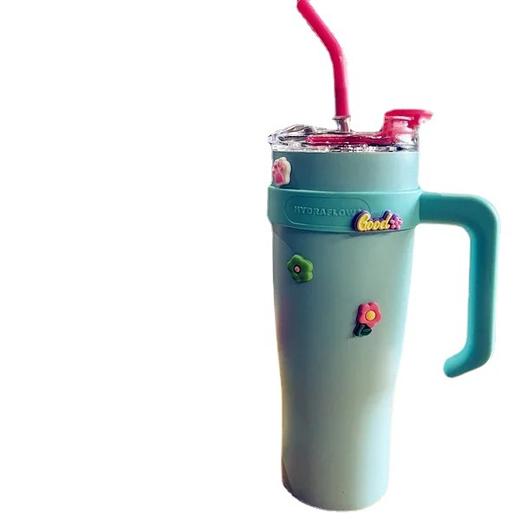 「四色可选！1.25L大容量」costo巨形冰霸杯304不锈钢大容量水杯保冰杯保冷杯车载咖啡杯餐饮用具 商品图4