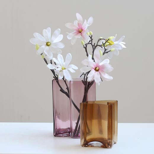 碧轩现代简约创意不规则云朵花瓶居家客厅餐桌软装水培玻璃摆件 商品图1
