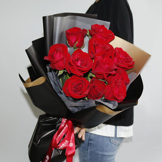 【挚爱永恒】11枝红玫瑰花束 商品图0
