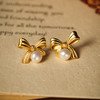 Manreya玛芮雅 “恣意热恋”淡水珍珠铜镀金耳钉法式浪漫小众文艺 商品缩略图6