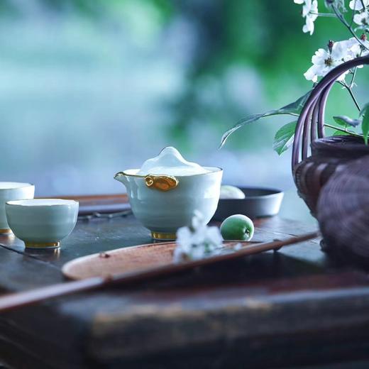 【春上新】10楼玛戈隆特  4头山石两人旅行茶具-淡青色  吊牌价：788元  活动价：630元 商品图2