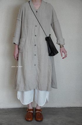 AU GARCONS亚麻连衣裙