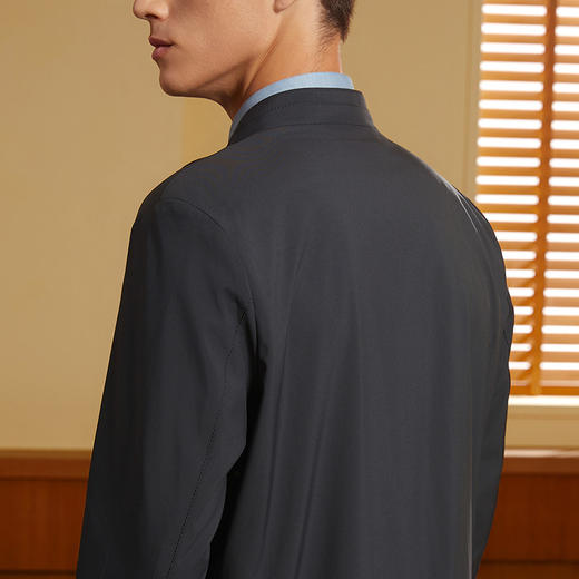 MD名盾夹克男秋季新品商务行政风外套易打理休闲翻领茄克 商品图2