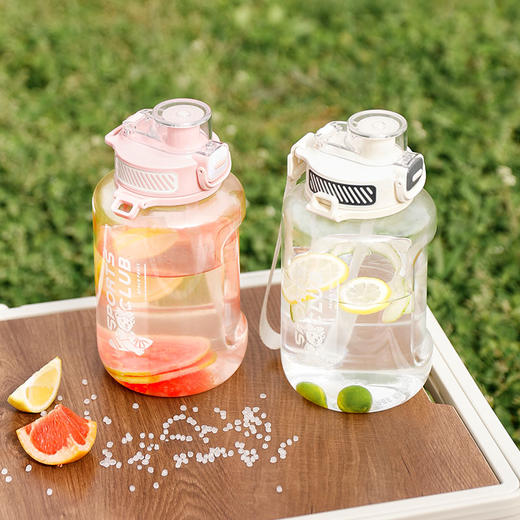 teenieweenie海岛运动派对杯运动水壶健身吨桶吨耐高温太空吸管杯 商品图2