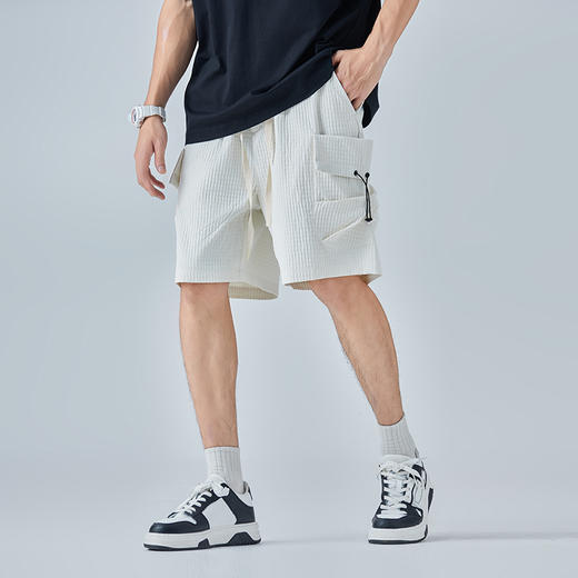 【断码清仓】HX 夏季工装休闲五分裤Z206320034102短裤 商品图2