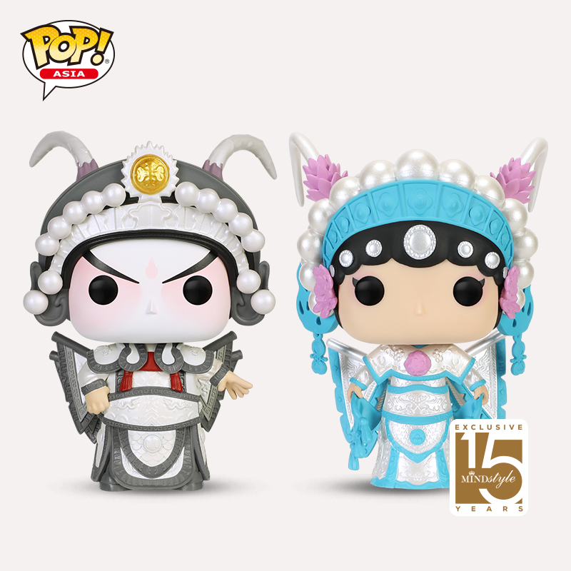Funko POP! Asia亚洲系列 北京京剧POP公仔2个装（生角&旦角） 63332