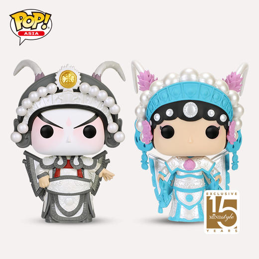 Funko POP! Asia亚洲系列 北京京剧POP公仔2个装（生角&旦角） 63332 商品图0