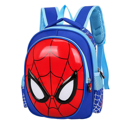 【儿童书包卡通可爱减负双肩包】幼儿园背包 个性印花蜘蛛侠双肩包 酷劲十足男孩偶像 3D造型做工用心sh 商品图5