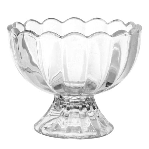 【400积分兑换】复古玻璃碗 花胶杯  酸奶杯，每个ID限兑1次 商品图0