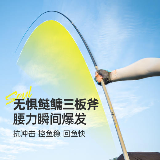 汉鼎鲢鳙魂台钓竿超轻超硬鲢鳙竿综合竿野钓手竿钓鱼竿大物竿鱼竿 商品图2