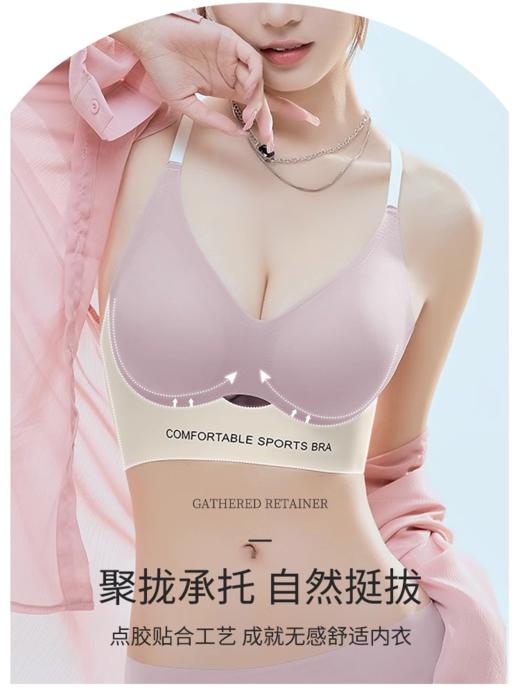 【买就送同款内裤】日本MUMUWIE氧气运动文胸  会呼吸运动文胸 一片无痕无钢圈舒适轻薄 商品图2