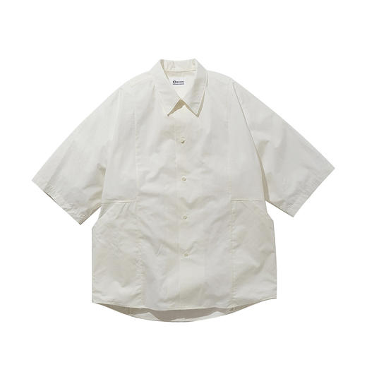 KUON Kite Shirt 高密度编织奢华精梳棉面料短袖宽松衬衫 商品图4