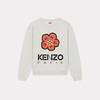 KENZO 高田贤三 女士“BOKE FLOWER”徽章棉质长袖卫衣 浅灰色 FD52 SW036 4ME 93 商品缩略图0