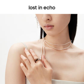 lost in echo设计师品牌轻奢小众设计感镶嵌圆顶双面戒指指环女