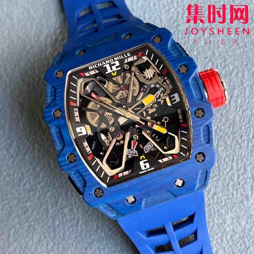 新款理查德米勒 RM35-03 NTPT黑白蓝红全碳纤维系列 男士机械腕表 商品图3
